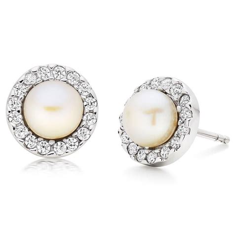 beaverbrooks jewellers pearl earrings